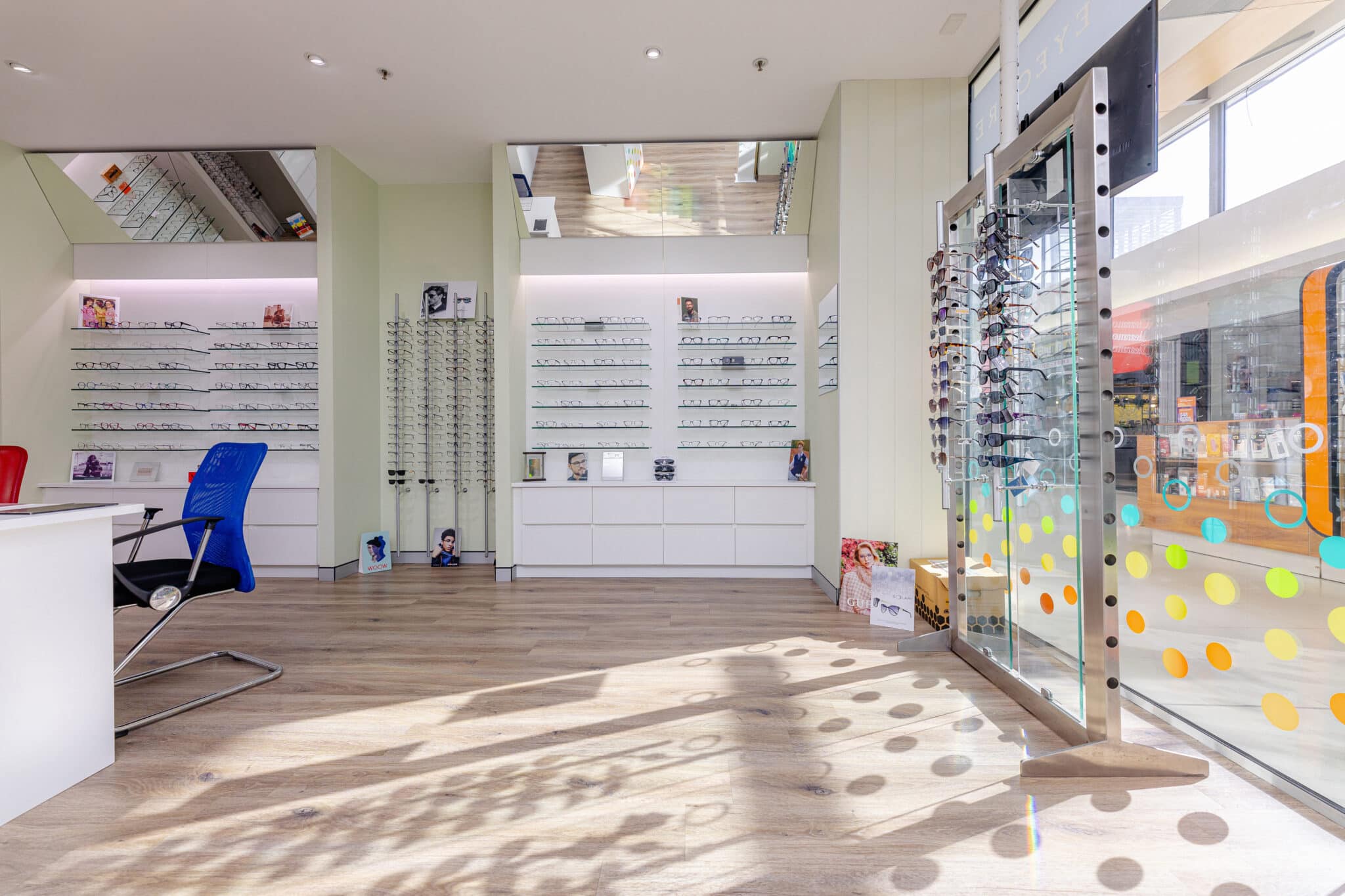 The Spectrum Family Eyecare shopfront inside Armadale Central